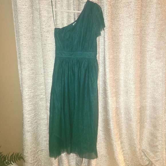 Flying Tomato One Shoulder Pleated Tulle size S - Picture 3 of 16